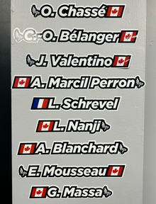 HMP Driver Name Sticker