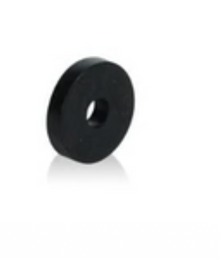 black plastic washer