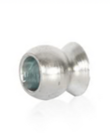 Spacer ball under steering spindle